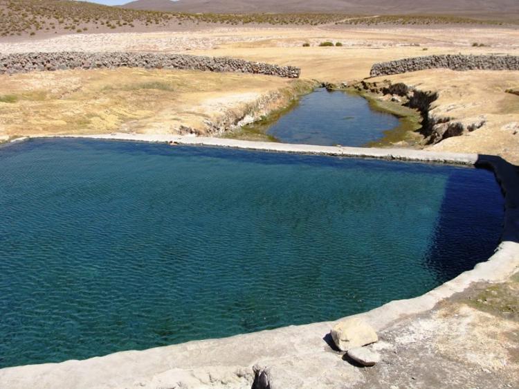 Termas Enquelga en Colchane, Tarapaca