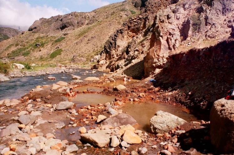 Baños El Campanario en San Clemente, Maule